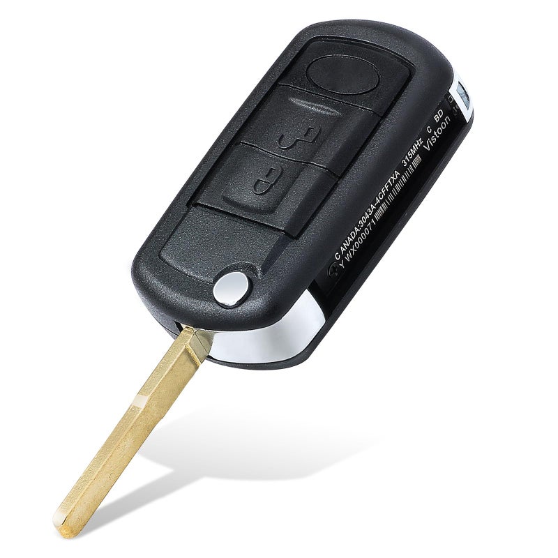 Keyecu Replacement Flip Remote Car Key Fob 315MHz PCF7941 for LR3 Range Rover Sport 2005-2011 FCC ID:NT8-15K6014CFFTXA - Image 5